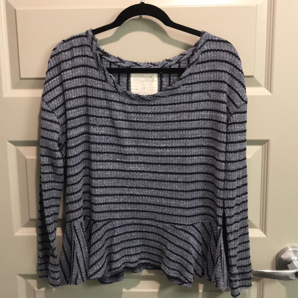 Stripped Blue Top